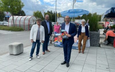 Letzter Infostand in Kelheim