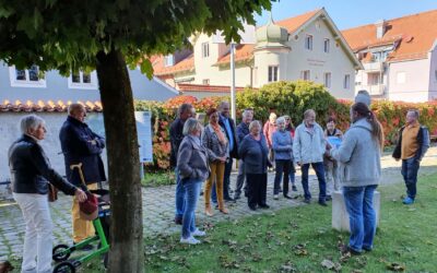 „Im Schatten der Halle“ – der CSU-OV entdeckt „versteckte Denkmäler in Kelheim“
